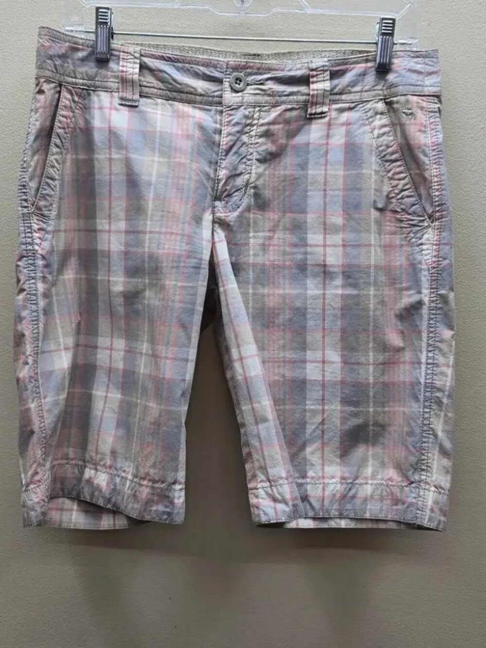 Abercrombie & Fitch Plaid Bermuda Shorts
